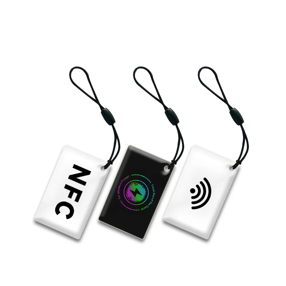 RZX Thẻ Chìa Khóa RFID Epoxy Lập Trình 13.56Mhz 50*30Mm In Theo Yêu Cầu Thẻ Thông Minh
