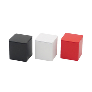 Caja de Metal cuadrada pequeña reciclable para almacenamiento de alimentos de té, galleta <span class=keywords><strong>Rectangular</strong></span> personalizada, Chocolate, caramelo, pastel, caja de lata de embalaje - Product Image 5