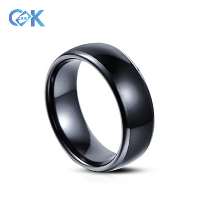 New Product Ceramic 13.56Mhz RFID IC Smart Ring