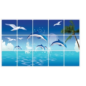 3D <b>Wall</b> Stickers Scenic Pattern PVC Waterproof Rectangle Home <b>Decoration</b> Modern Design - Product Image 2