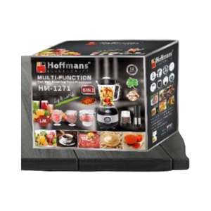Robot <span class=keywords><strong>culinaire</strong></span> professionnel Hoffmans 1000W 4 en 1 : mixeur, <span class=keywords><strong>hachoir</strong></span> à viande, moulin à épices, trancheuse à légumes - Product Image 6