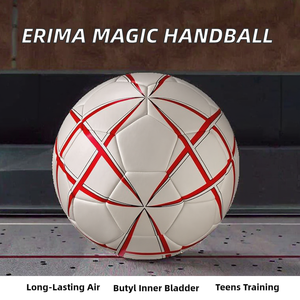 Ballon de handball d'entraînement <span class=keywords><strong>Erima</strong></span> Magic White avec haute rétention d'air et vessie en butyl (7202509) - Product Image 2