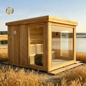 Sauna a vapore e sauna secca a legna per 10 persone, con funzione di bruciatura lontana dal fuoco e drenaggio linfatico, tipo Bagno Turco, Rocky Balboa, Casa Prefabbricata - Product Image 1