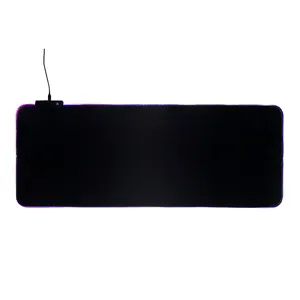 Fábrica rgb jogo mouse pad led luminoso pulseira, pode personalizar o logotipo rgb gaming mouse pad