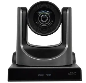 Câmera de vídeo para conferência 4k ptz, zoom ótico de 20x, rastreamento ai, ndi, hx2, protocolo webcam