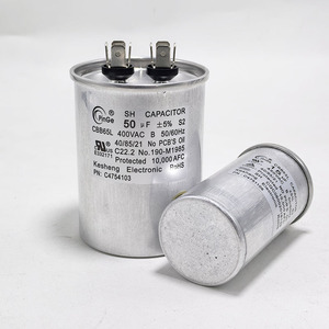 CBB65 50/60Hz 25 85 21 with <strong>SH</strong> Protection AC Motor Run Metallized Thin Film <strong>Capacitors</strong> for Air Conditioner - Product Image 1