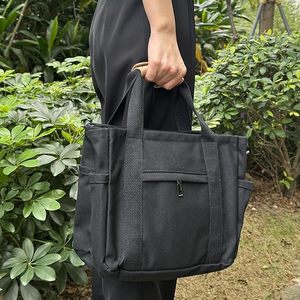 Échantillon gratuit Nouveau sac à main en toile de coton pour femmes Sac à bandoulière pour femmes Logo imprimé personnalisé Sac fourre-tout en toile de grande qualité - Product Image 5