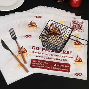 Coated Greaseproof Eco-Friendly Food Packaging <b>Paper</b> for Kitchen Use Sandwiches Takeaway BBQ & Barbecue Wrapping - Product Image 2