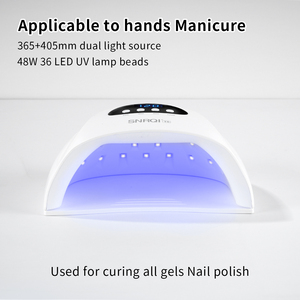 SNRQI Lampada UV LED All-in-One Personalizzata a Basso Prezzo, Asciugatore per Unghie ad Alta <span class=keywords><strong>Potenza</strong></span> per Gel, Lampada LED per Asciugatura Rapida, Luce LED per Polimerizzazione Gel UV - Product Image 3