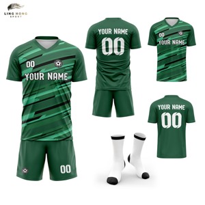 Maillot de football vintage unisexe personnalisé pour l'été, respirant, séchage rapide, impression numérique, numéros d'équipe, 100 % polyester - Product Image 1