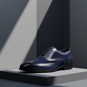 Chaussures habillées en cuir véritable pour hommes, <span class=keywords><strong>prix</strong></span> d'usine, logo personnalisé, chaussures de travail durables pour le bureau - Product Image 2