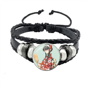 สายรัดข้อมืออะนิเมะ <span class=keywords><strong>Spy</strong></span> <span class=keywords><strong>X</strong></span> <span class=keywords><strong>Family</strong></span>,กำไลข้อมือหนังรูปโดมแก้วคอสเพลย์เท่กำไลข้อมือเครื่องประดับของขวัญ - Product Image 5