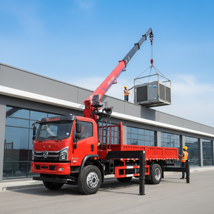 יצרן LUGONG מציע למכירה משאית מנוף ISUZU 10 טון <span class=keywords><strong>4X2</strong></span> עם מנוף טלסקופי נייד לייצוא - Product Image 2