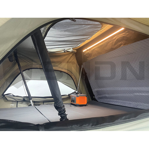 เต็นท์หลังคารถ SNDN <span class=keywords><strong>Wildlands</strong></span> แบบเปลือกแข็ง สำหรับ 4 คน สำหรับรถกระบะ 4wd เปิดด้านข้าง เปลือก ABS น้ำหนักเบา - Product Image 4