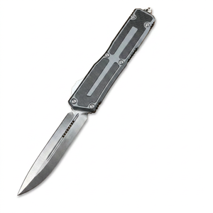 Cuchillo de Camping Micro Tech Beetle Edición Aluminio, Herramienta EDC de Bolsillo de Alta Calidad, Acero Inoxidable, Mango de Aluminio OEM - Product Image 4