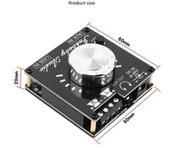 Placa de amplificador Digital HIFI Bluetooth 5,0 de doble canal, 80W * 2, compatible con entrada de Cable de Audio de disco U, 30W * 2 ICs, 80W * 2 ICs