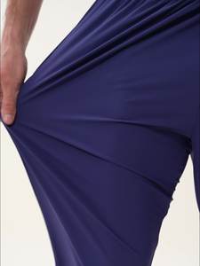 Celana olahraga pria, bawahan Jogging panjang ramping nyaman cepat kering mode Gym bernafas untuk lelaki - Product Image 6