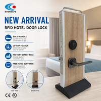 Serrure électronique sans contact durable pour hôtel |   Conception ignifuge et modulaire pour portes en acier inoxydable, SDK et logiciel gratuits