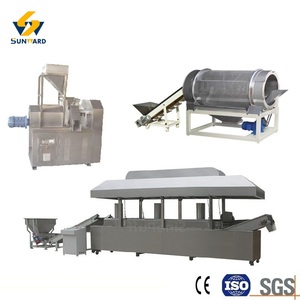 Nouvelle usine de fabrication entièrement automatique en acier inoxydable pour extrudeuse et friteuse de snacks africains populaires : Corn Curls, Kurkures, Cheetos, Nik Naks - Product Image 2