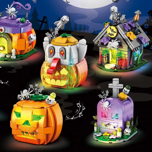 कस्टमाइज्ड मिनी ब्लॉक खिलौना रचनात्मक क्रिसमस डिजाइन सांता क्लॉस छोटे बेल टिकाऊ एब्स प्लास्टिक बिल्डिंग ब्लॉक - Product Image 4