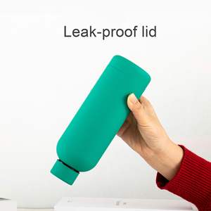 Factory 500ml 17oz Travel Sports Double Wall Vacuum Yoga Custom logo Stainless Steel Rubber Paint Promotional Gift Water Bottle - Product Image 4