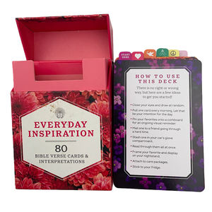 Jeu de cartes d'affirmation personnalisé avec citation quotidienne inspirante, impression personnalisée pour fille - Product Image 2