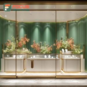 Fabricante de Muebles para Joyerías de Lujo Personalizadas, Mostrador de Exhibición Comercial con Superficie Pulida - Product Image 3