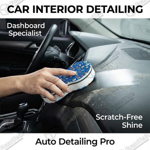 Éponge de nettoyage pour l'intérieur de la <span class=keywords><strong>voiture</strong></span> - <span class=keywords><strong>Mousse</strong></span> non toxique et <span class=keywords><strong>tissu</strong></span> non tissé pour l'élimination de la poussière et de la saleté - Product Image 3