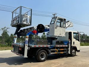 Camion plateforme aérienne télescopique synchrone Sinotruk HOWO 4X2 à rotation 360° pour travaux en altitude à vendre - Product Image 6