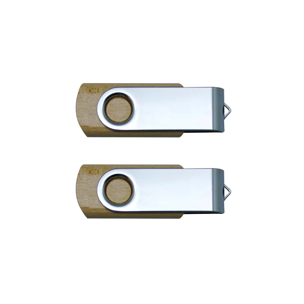 Girevole USB Hot sell 8GB 16GB 32GB 64GB 2.0 Memory Stick 3.0 chiavetta in legno Flash Drive portachiavi USB Pendrive