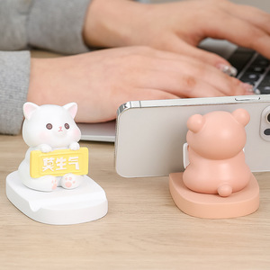 Cute Pig Phone <b>Stand</b> Resin Desktop Holder For <b>Iphone</b> Office Decoration Gift - Product Image 4