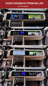 Unità di Controllo Android con Doppio Schermo da 12,3 Pollici per Range <span class=keywords><strong>Rover</strong></span> <span class=keywords><strong>Sport</strong></span> L494, MTK8667 8 Core, Carplay Wireless, Plug & Play - Product Image 2