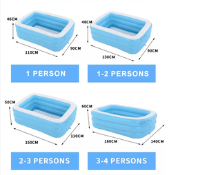 Bể Bơi Gia Đình Trẻ Em Bể Bơi Bơm Hơi Cỡ Lớn Bể Bơi Người Lớn Nổi Tiếng Sân Sau Vườn - Product Image 2