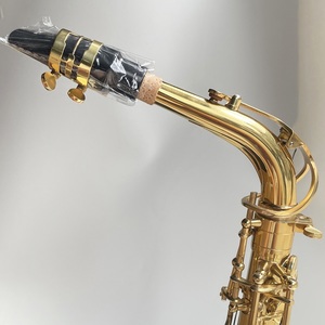 Meilleure vente saxophone alto mib saxophone corps en laiton coquillage doré clés double tendon saxophone instrument à vent - Product Image 3