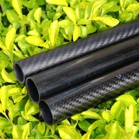 Direct Factory Custom 3K Twill Matte Carbon Fiber Buis Lichtgewicht voor Fruitpluk Telescopische Paal Tuingereedschap Onderdelen