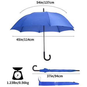 Wholesale Fully-Automatic Three-Folding <b>Extra</b> <b>Large</b> Straight Umbrella Customized Color OEM Logo <b>Printing</b> Plastic 190T Pongee - Product Image 2