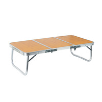 Table pliante mini en alliage d'aluminium YEZHULIN au design moderne - Portable pour hôtel, école, plage et pique-nique