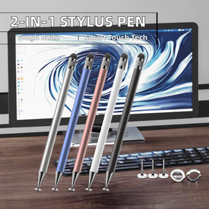 ปากกาสไตลัส 2-in-1 หัวโลหะ สำหรับ <span class=keywords><strong>Apple</strong></span> <span class=keywords><strong>Android</strong></span> ราคาส่งจากโรงงาน สำหรับหน้าจอสัมผัสและแท็บเล็ต ขายดี - Product Image 3
