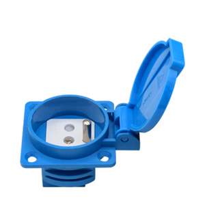 Yuadon YD-001S pháp pháp Cắm Trại Ngoài TrờI SạC thời tiết ổ cắm 2P + E IP44/IP54 lớp 16A 250V TUV ổ cắm chống thấm nước - Product Image 2