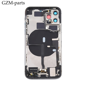 Porte de batterie de téléphone portable pour <span class=keywords><strong>iPhone</strong></span> <span class=keywords><strong>11</strong></span> Pro Max châssis de cadre moyen en verre arrière <span class=keywords><strong>remplacement</strong></span> complet de l'assemblage du boîtier - Product Image 3