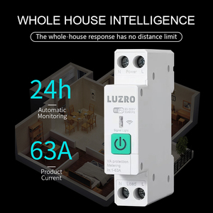 Interruttore Intelligente Wireless <span class=keywords><strong>WIFI</strong></span> LUZRO con Protezione da Sovraccarico e Sovratensione 63A Industriale Mini in Plastica - Product Image 4