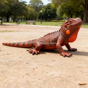 Sculpture de lézard réaliste personnalisée, peau en silicone haute simulation, animatronique, centre commercial intérieur, parc à thème, musée, usine - Product Image 4