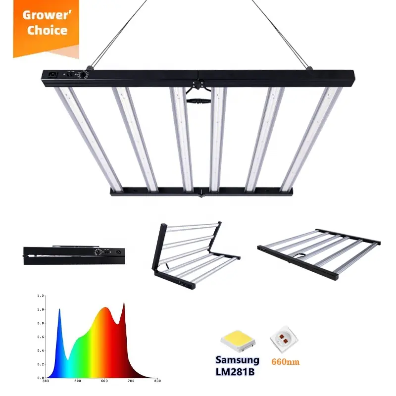 720W Commercial Light Strips with IP65 Rating for Hydroponic Plantations and Bloom Application 640W Wattage