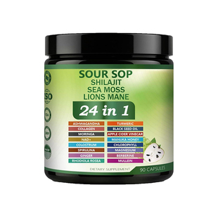 BIOCCHN Extracto Natural de Hojas de Guanábana, Suplementos Digestivos y Respiratorios, Cápsulas Orgánicas de Fruta de Guanábana - Product Image 1