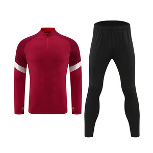 Maglia da Calcio a Mezza Zip a Maniche Lunghe per Allenamento, Corsa e Sport all'Aperto, Abbigliamento Casual Autunno-Inverno - Product Image 6
