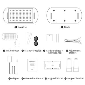 AZURE mesin PDT berdiri seluruh tubuh & wajah inframerah Panel terapi cahaya merah 660nm/850nm panjang gelombang 5-30menit Timer untuk penggunaan di rumah - Product Image 6