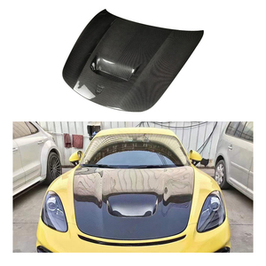 Capot de moteur de capot avant en Fiber de carbone sec de style <span class=keywords><strong>GT4</strong></span> de haute qualité pour Porsche 718 <span class=keywords><strong>cayman</strong></span> /Boxster capot de moteur de remplacement - Product Image 4