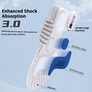 Semelles de confort sportif très élastiques absorbant les chocs absorbant la sueur résistant aux odeurs Popcorn Eva Semelles de chaussures Zoom Magic Tool - Product Image 2