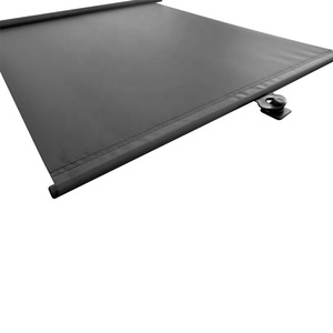Auvent rétractable pour fenêtre de camping-car, noir, pour fourgonnette, voiture, camping-car motorisé, pare-soleil automatique, 50 cm, polyester tissé fin, PVC - Product Image 3