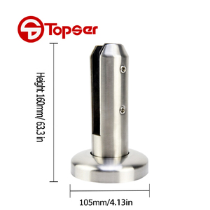 Balustrade de <span class=keywords><strong>piscine</strong></span> moderne en acier inoxydable et verre avec système de fixation sans cadre <span class=keywords><strong>pour</strong></span> balcon et <span class=keywords><strong>escalier</strong></span> extérieur - Product Image 3